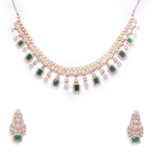 Dreamy Droplets Necklace (Green)