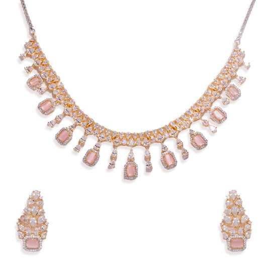 Dreamy Droplets Necklace (Pink)