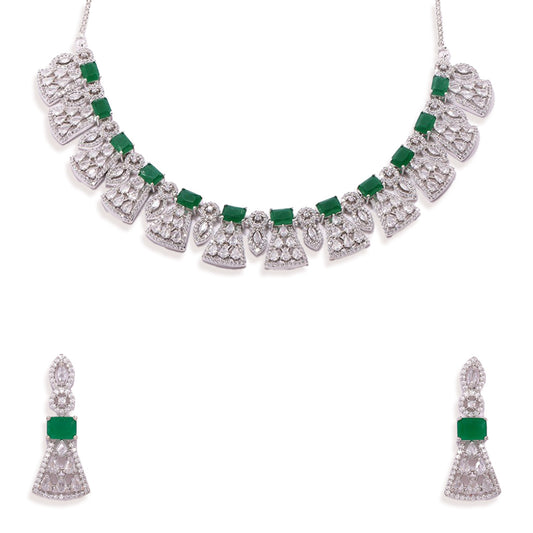 Modern Heritage Necklace (Green)