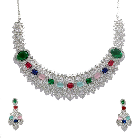 Contemporary Couture Necklace (Multicolour)