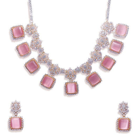 Eternal Grace Necklace Set (Pink)