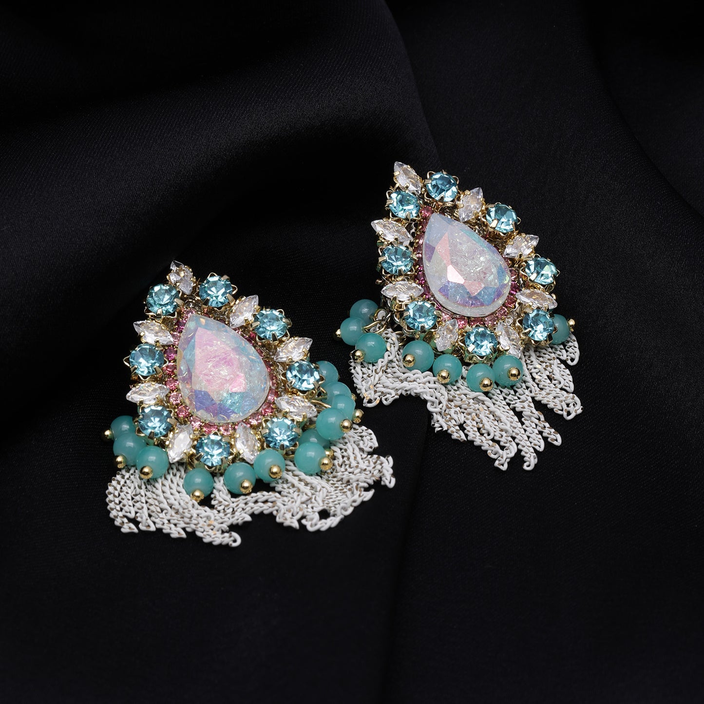 Floral Fusion 18K Gold Plated Earrings