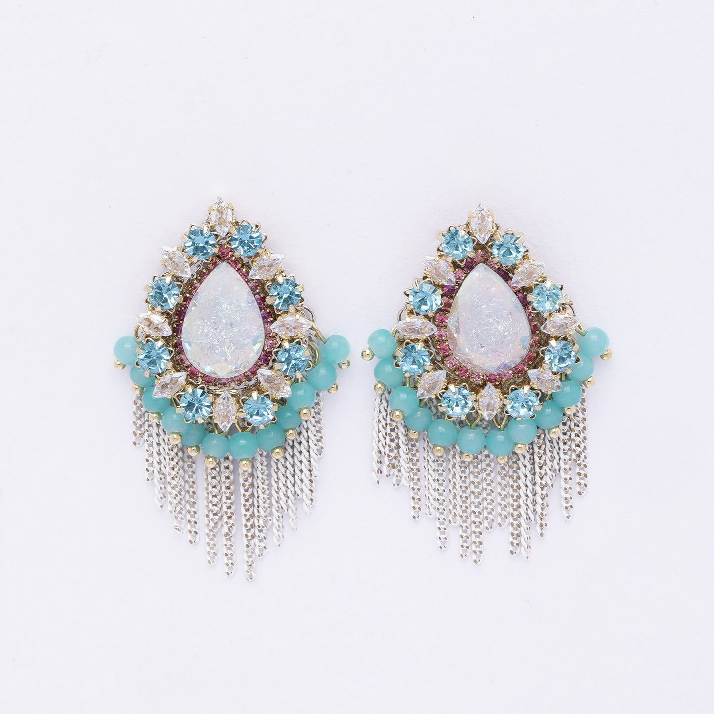 Floral Fusion 18K Gold Plated Earrings