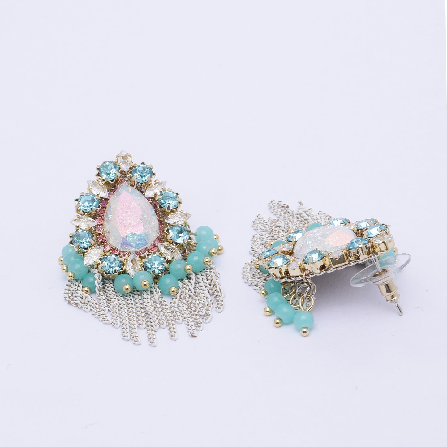 Floral Fusion 18K Gold Plated Earrings