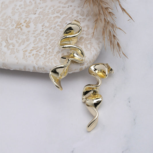 Lily Luxe 18K Gold Plated Earrings