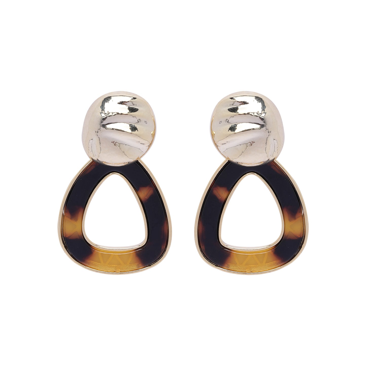 Drop Glam 18k Gold Plated Earrings