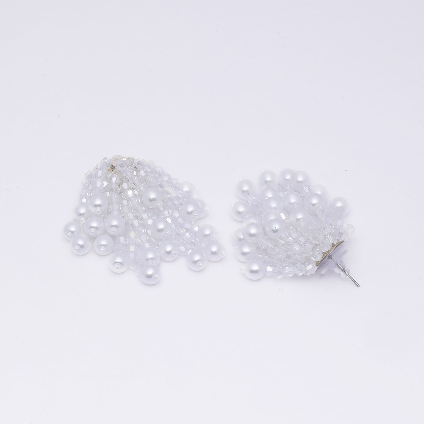 Glamour Drop Pearls Earrings