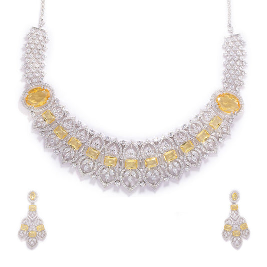 Contemporary Couture Necklace (Yellow)