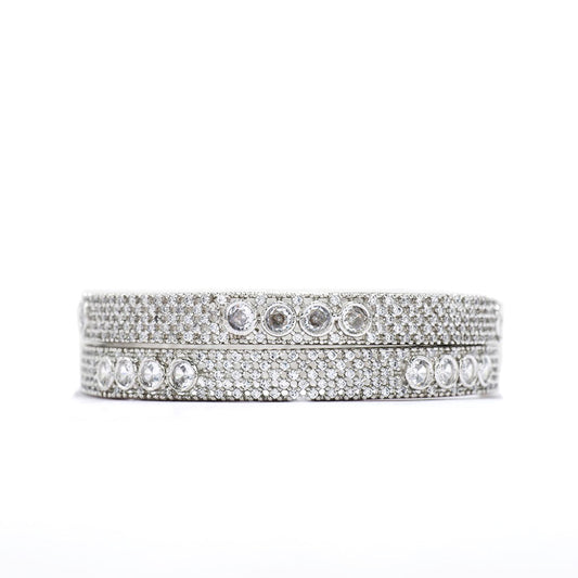 Eternal Splendor Bangles (Rodium).