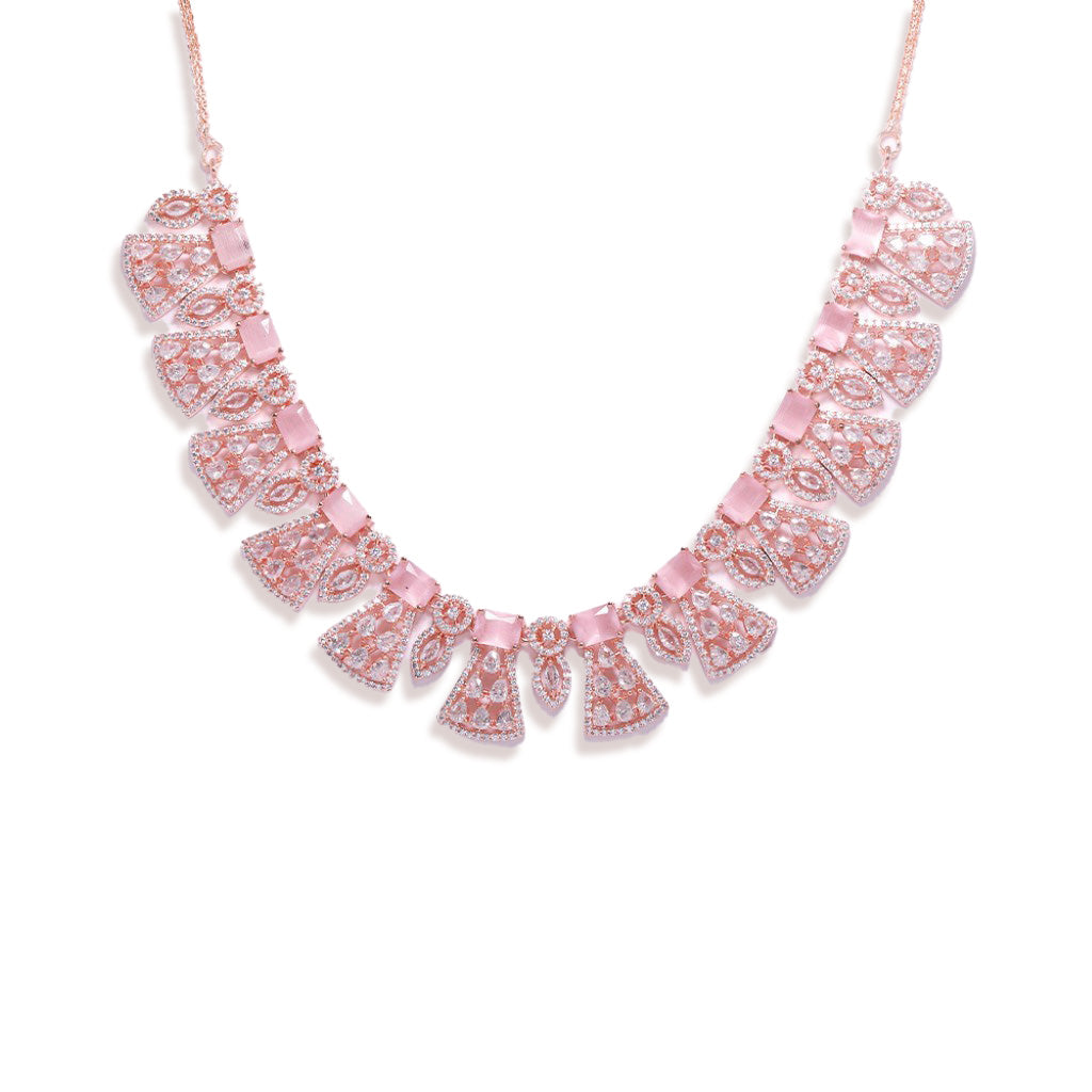 Modern Heritage Necklace (Pink)