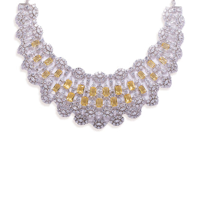 Chic Cascade Necklace (Yellow)