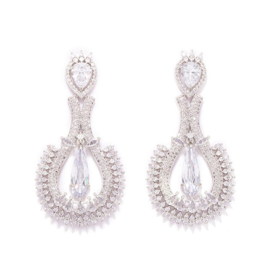 Mystic Moonlight Earrings (Rhodium)