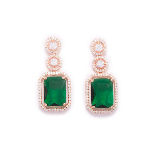 Lustrous Legacy Earrings (Green)