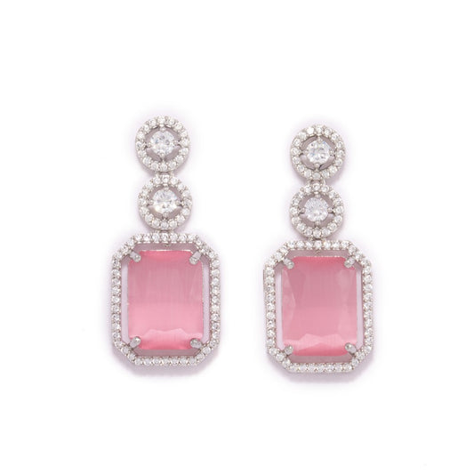 Lustrous Legacy Earrings (Pink)