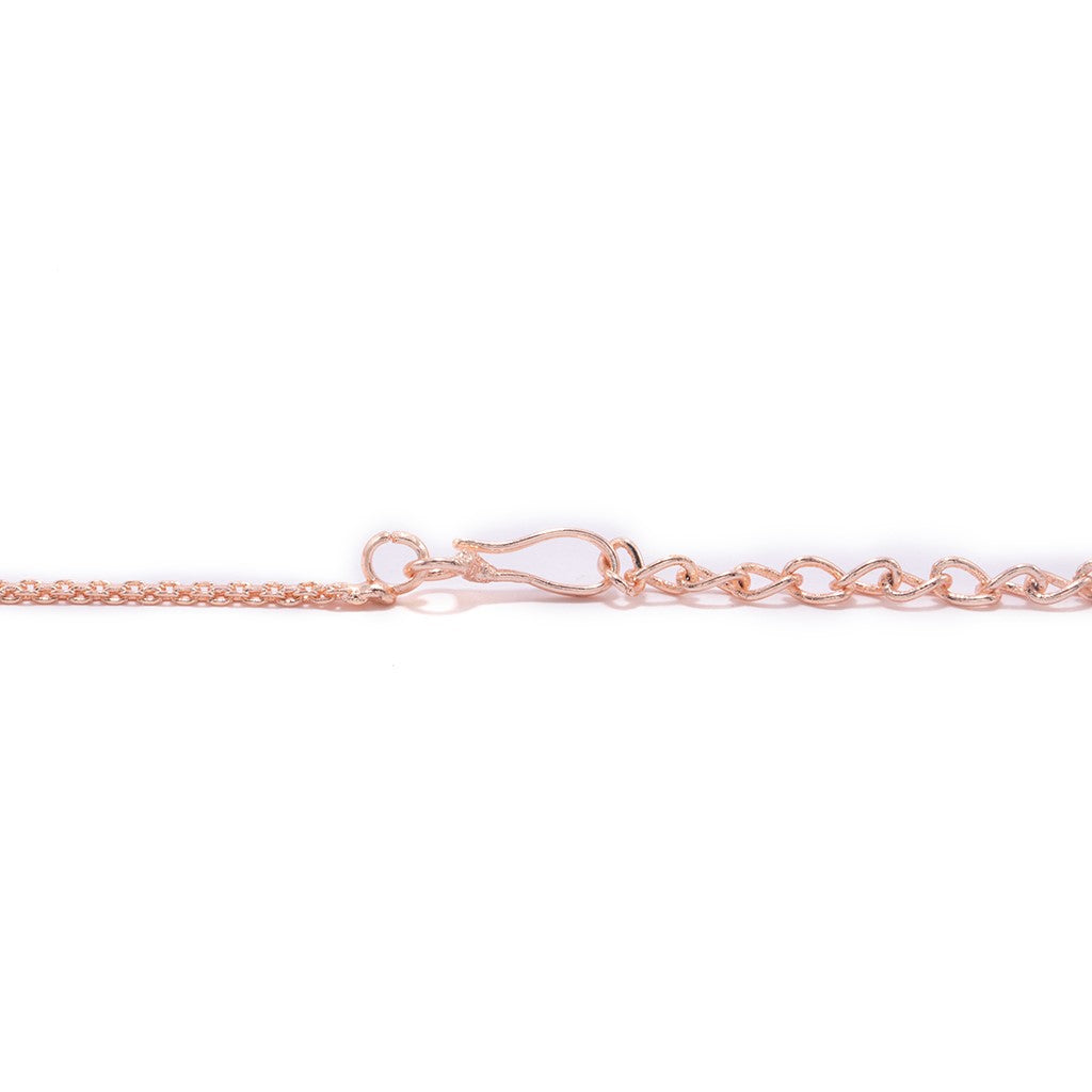 Shimmering Knot Ensemble Necklace (Rose Gold)