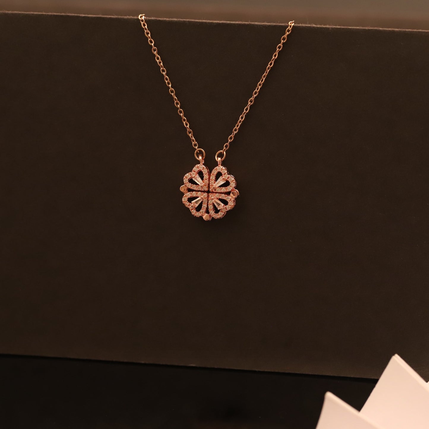 Rose Gold Shimmer Convertible Necklace