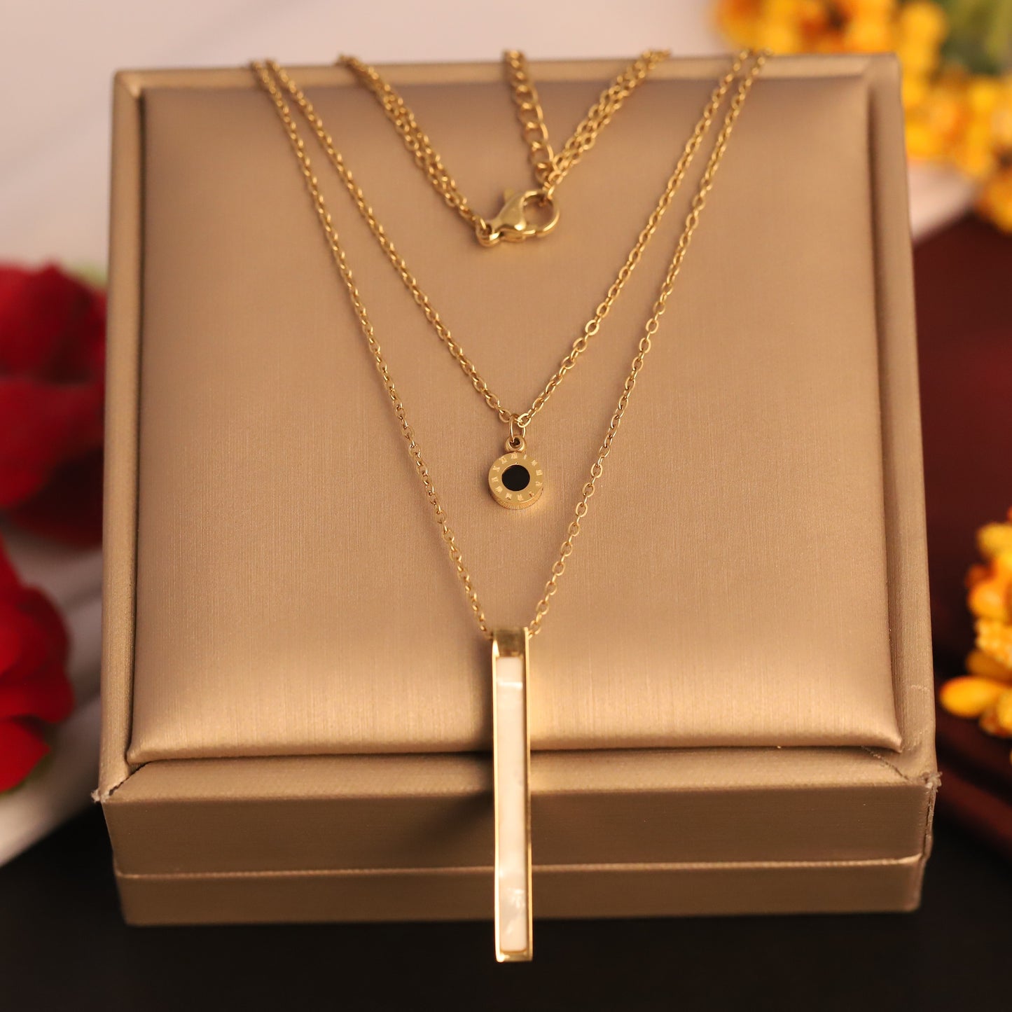 Modern Layers 18K Gold PVD Necklace