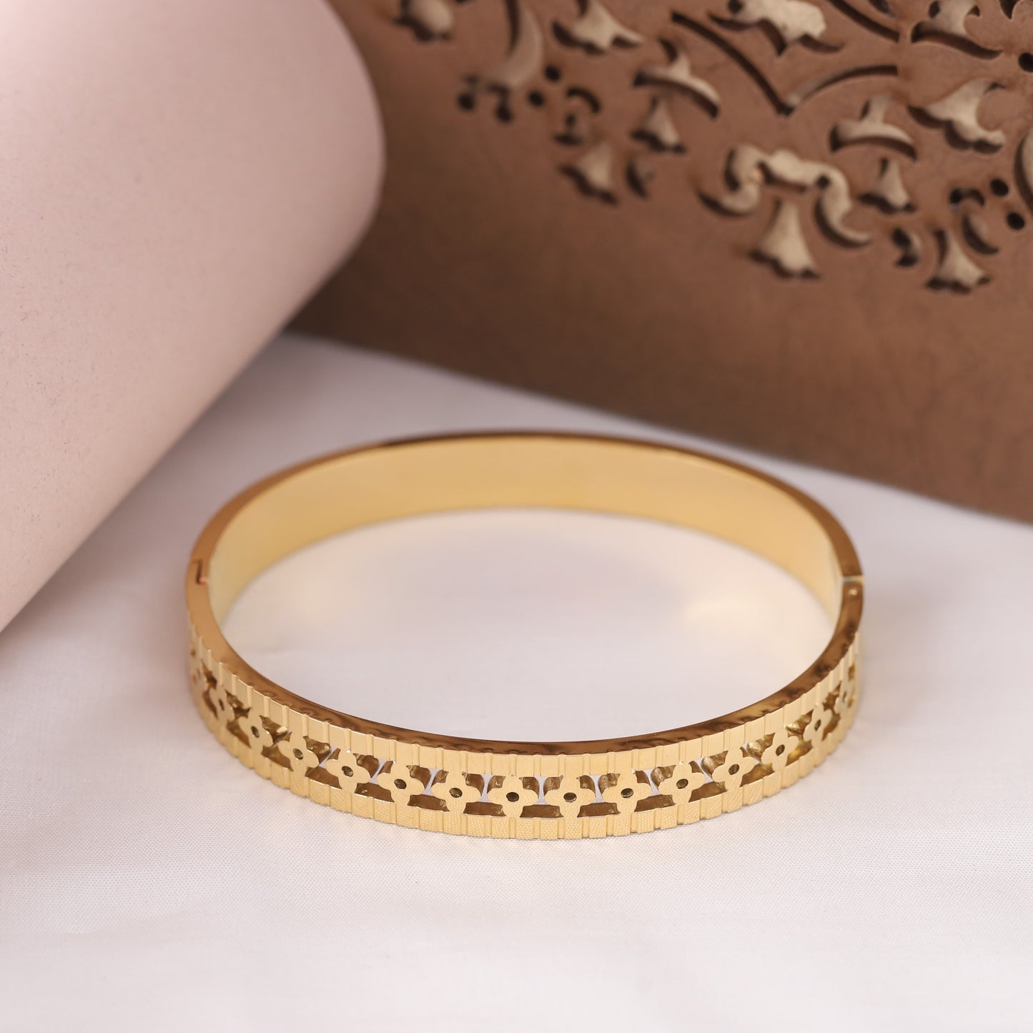 Modern Link 18K Gold PVD Bracelet
