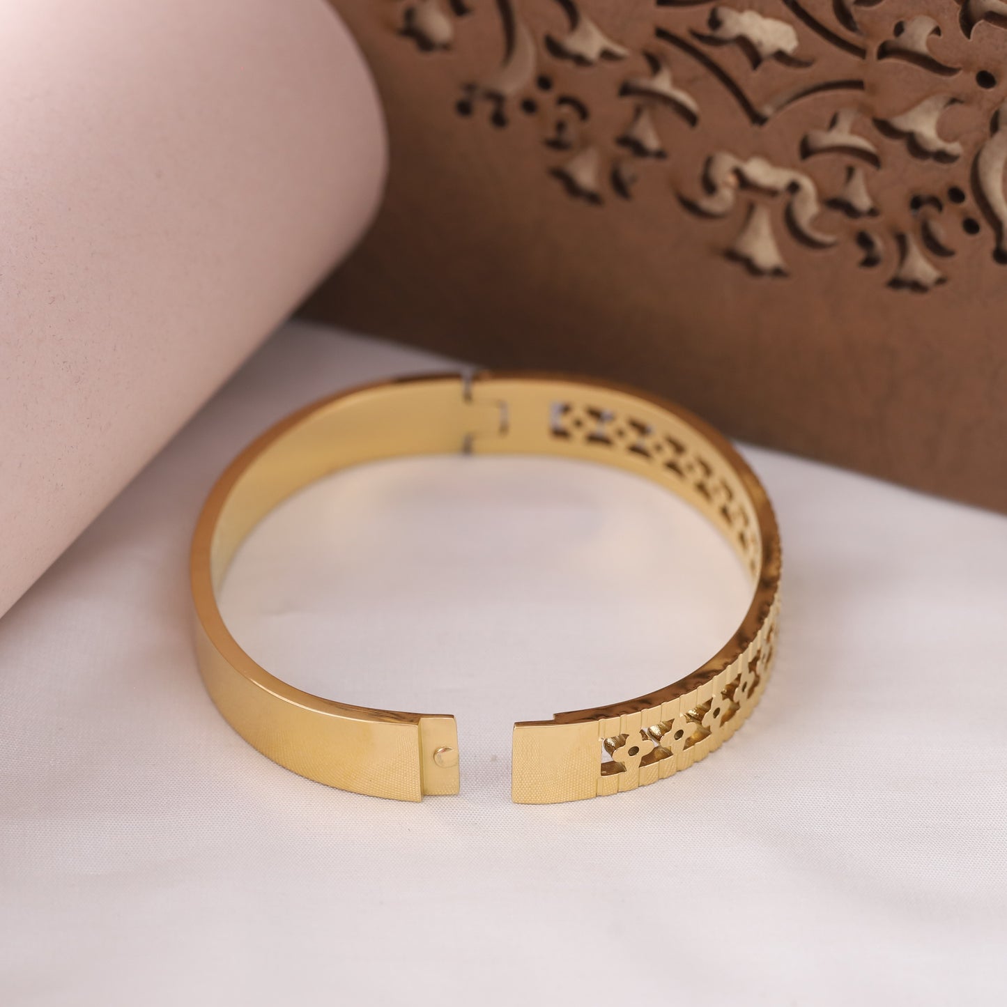 Modern Link 18K Gold PVD Bracelet
