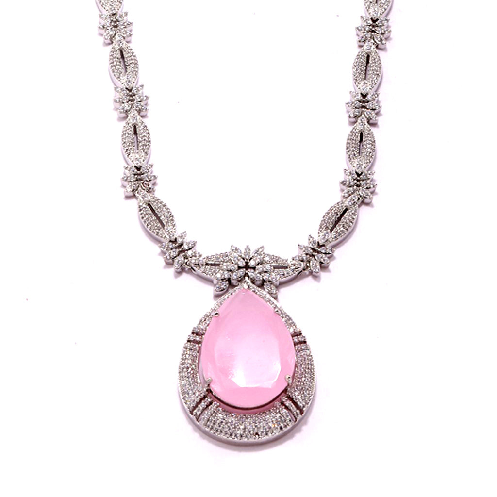 Imperial Elegance Necklace (Pink)