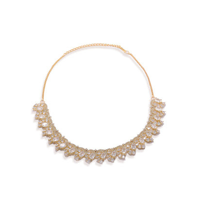 Infinite Swirl Radiance Necklace (Gold)