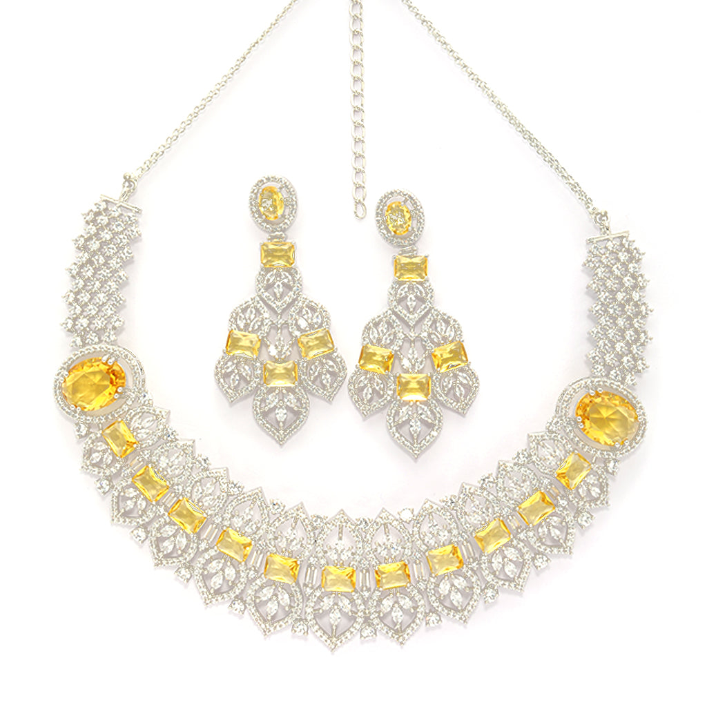 Contemporary Couture Necklace (Yellow)