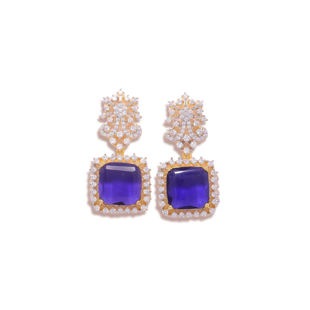 Beautiful Eternal Grace Blue Color Earrings.