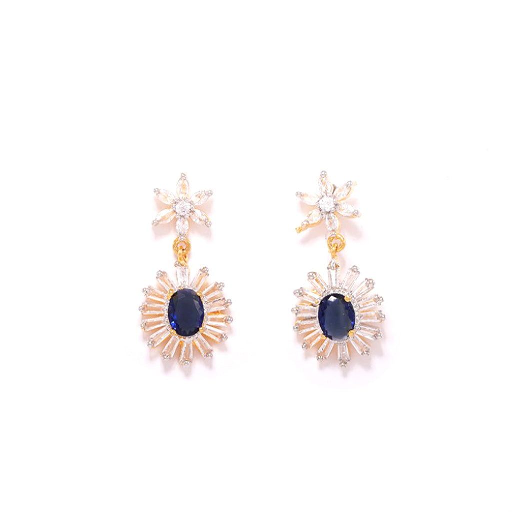 Radiant Rays Earrings (Gold).