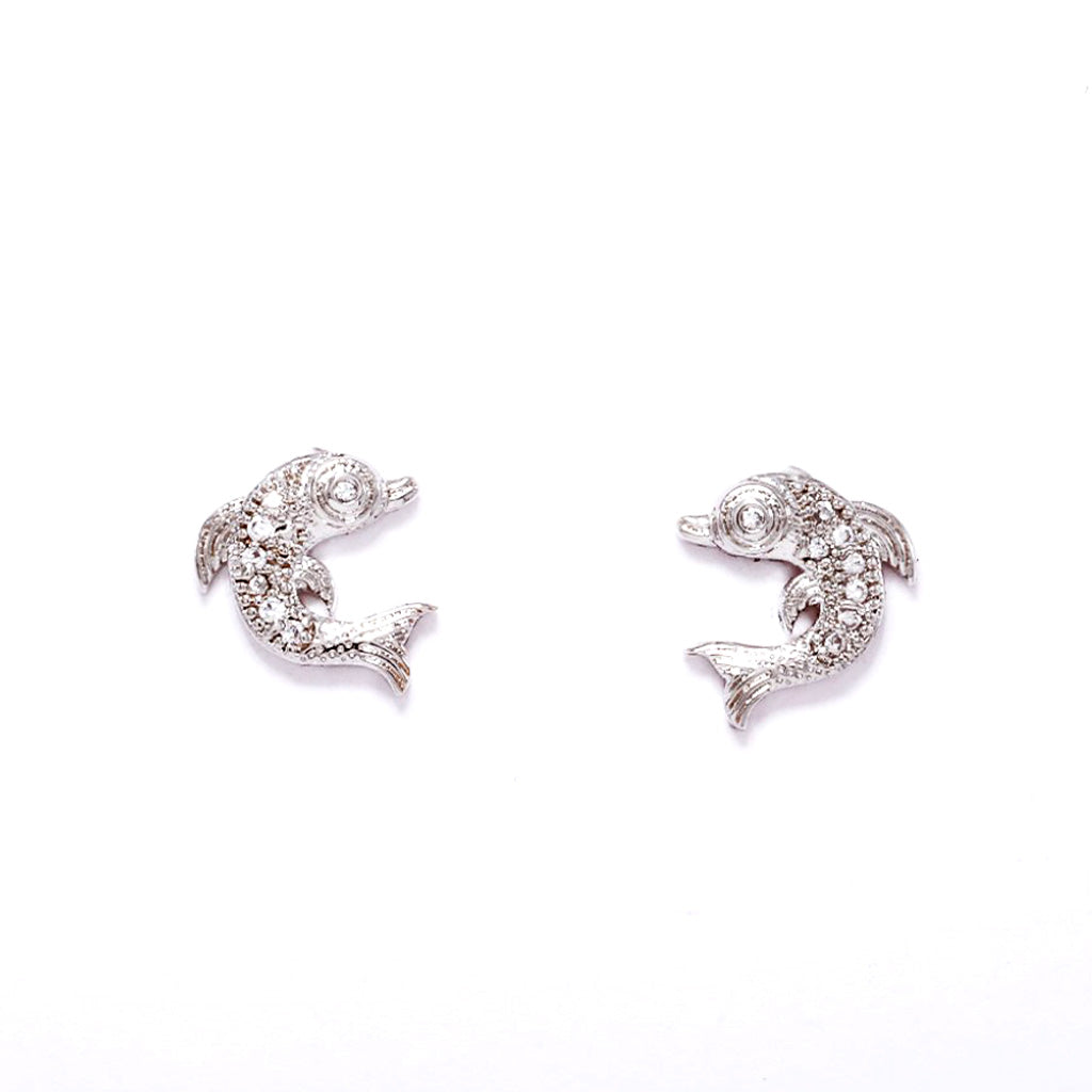 Oceanic Odyssey (Rhodium) Earrings.