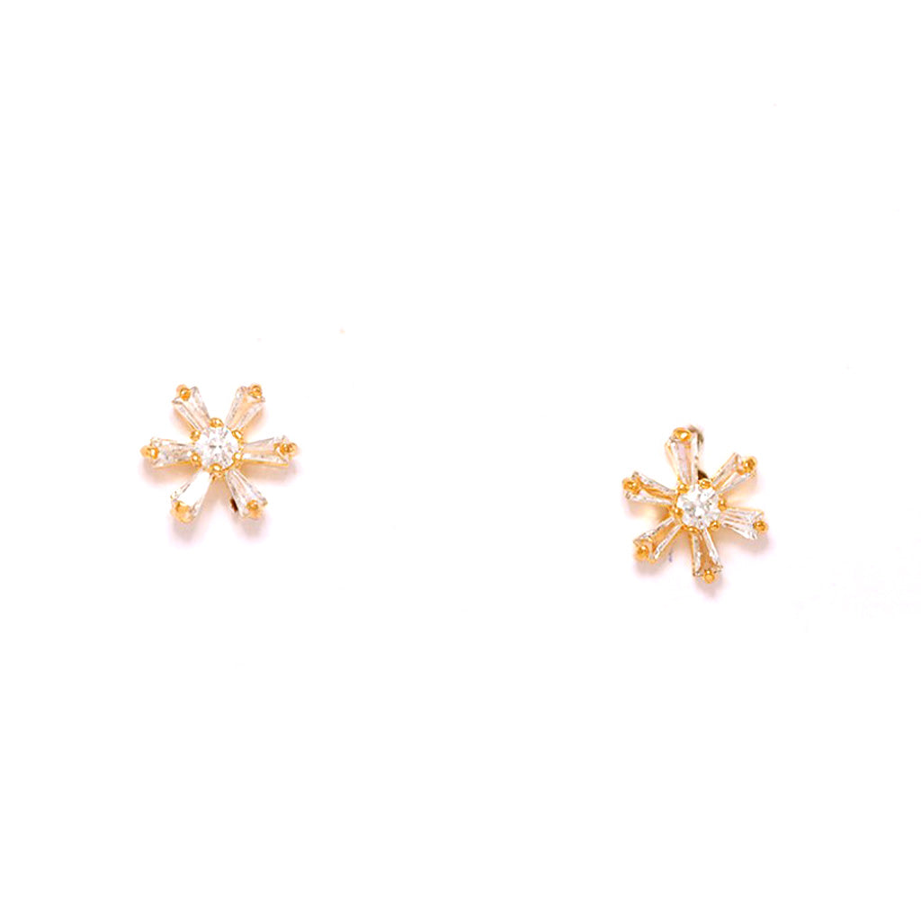 Gardenia Grace (Gold) Earrings.