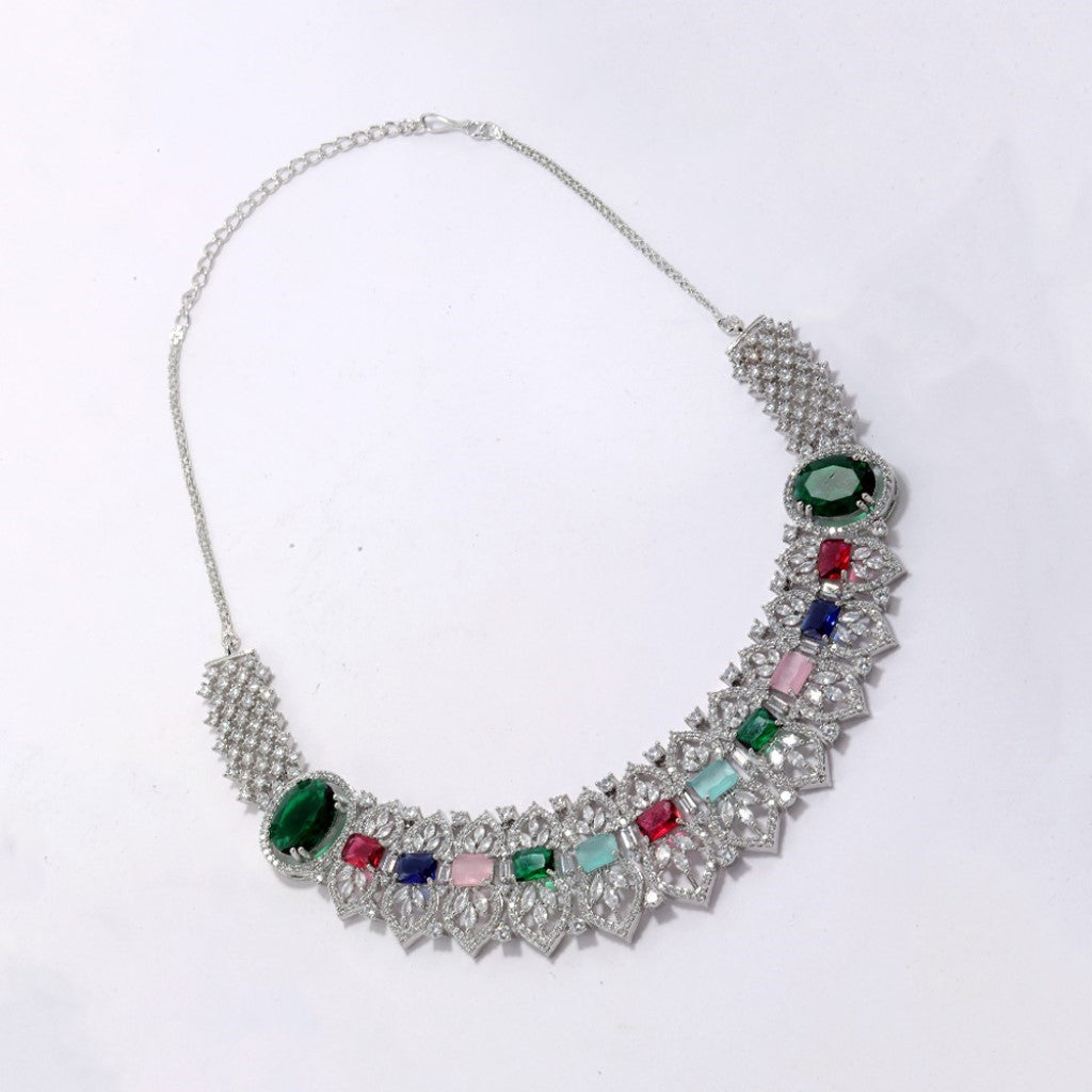 Contemporary Couture Necklace (Multicolour)