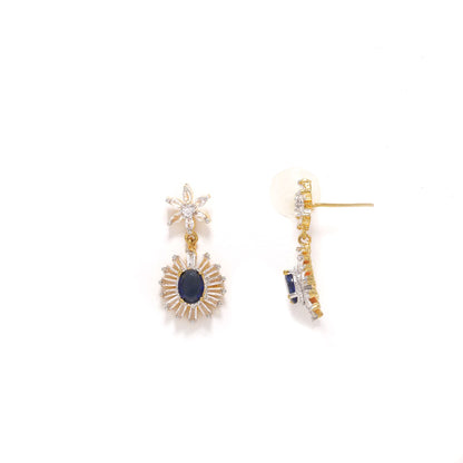 Radiant Rays Earrings (Gold).