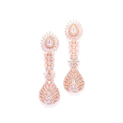 Regal Rhapsody Earrings (Rose Gold)