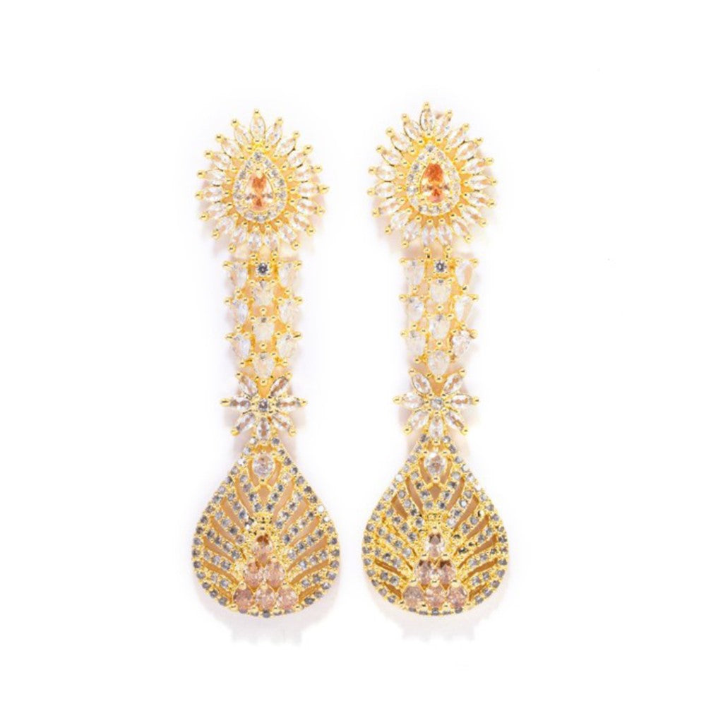 Regal Rhapsody Earrings Set (Gold).