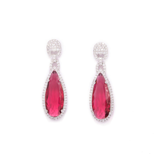 Dreamy Drops Earrings (Red)