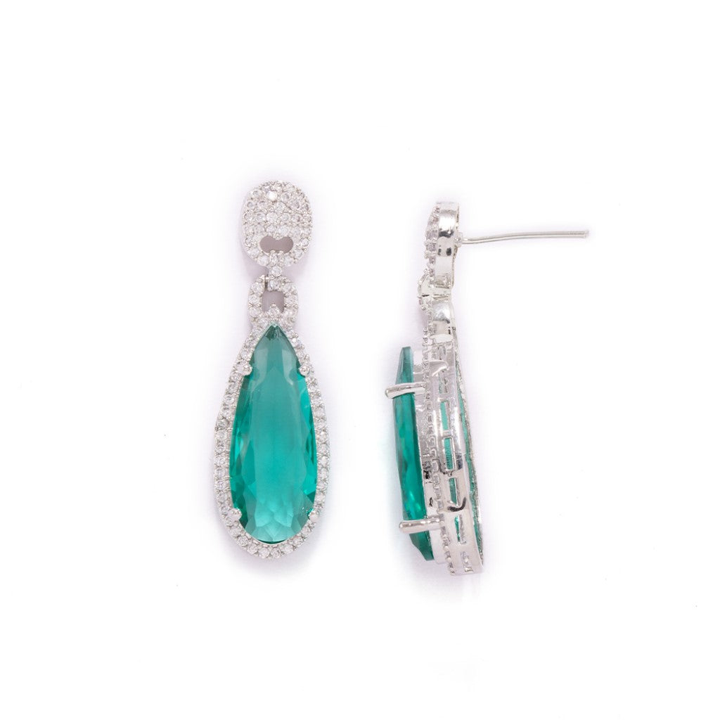 Dreamy Drops Earrings (Green)