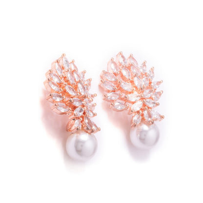 Eccentric Elegance Earrings (Rose Gold)