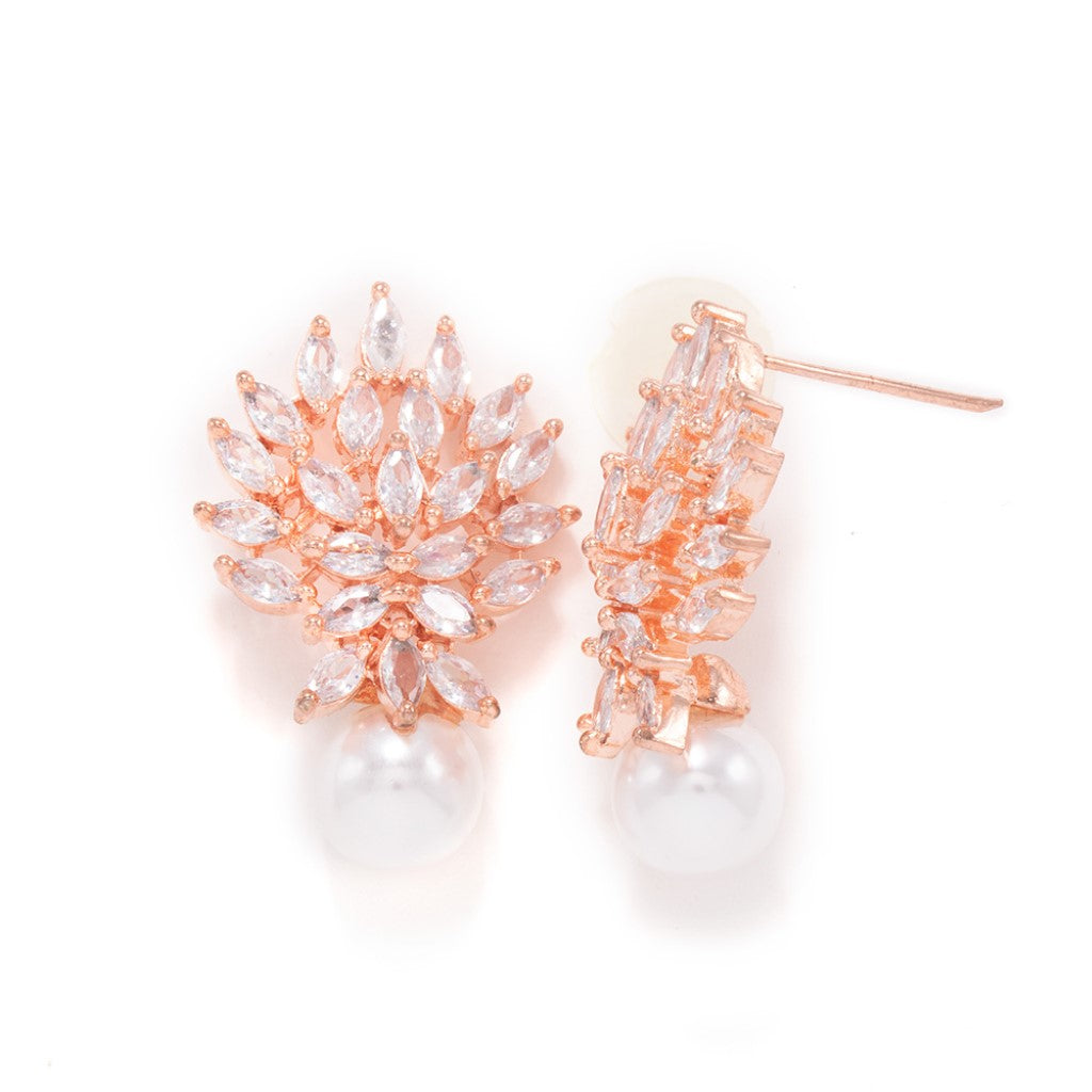 Eccentric Elegance Earrings (Rose Gold)