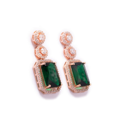 Lustrous Legacy Earrings (Green)