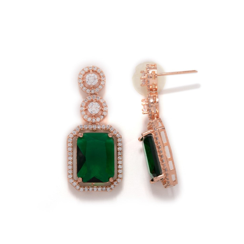 Lustrous Legacy Earrings (Green)