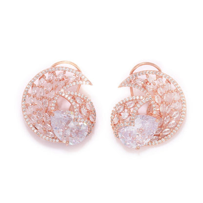 Timeless Twirl Earrings (Rose Gold)