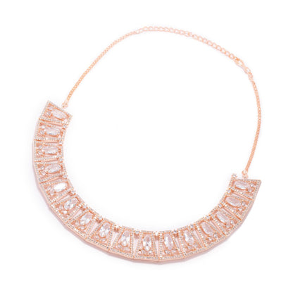 Elegant Fusion Necklace (White)