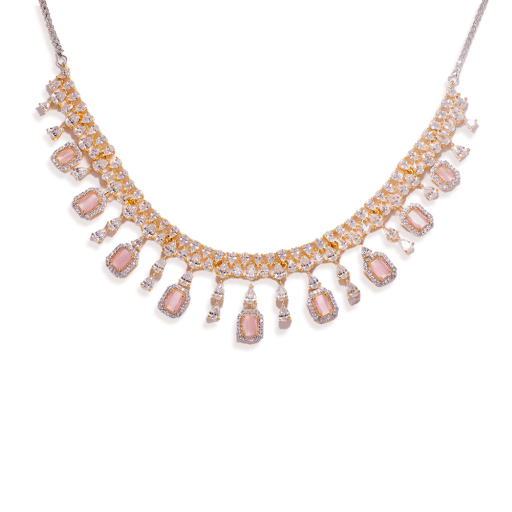 Dreamy Droplets Necklace (Pink)