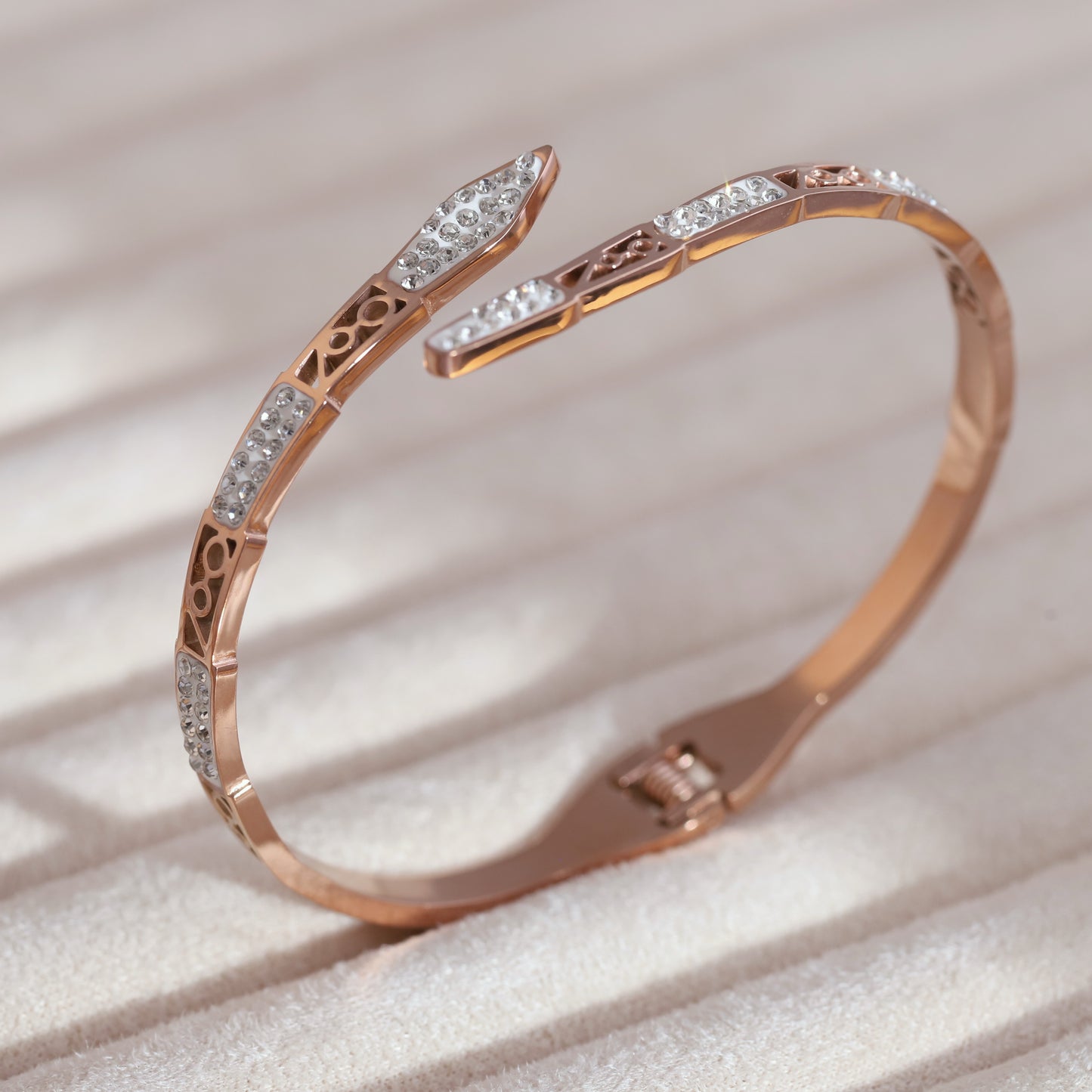 Snake 18k Rose Gold PVD Bracelet