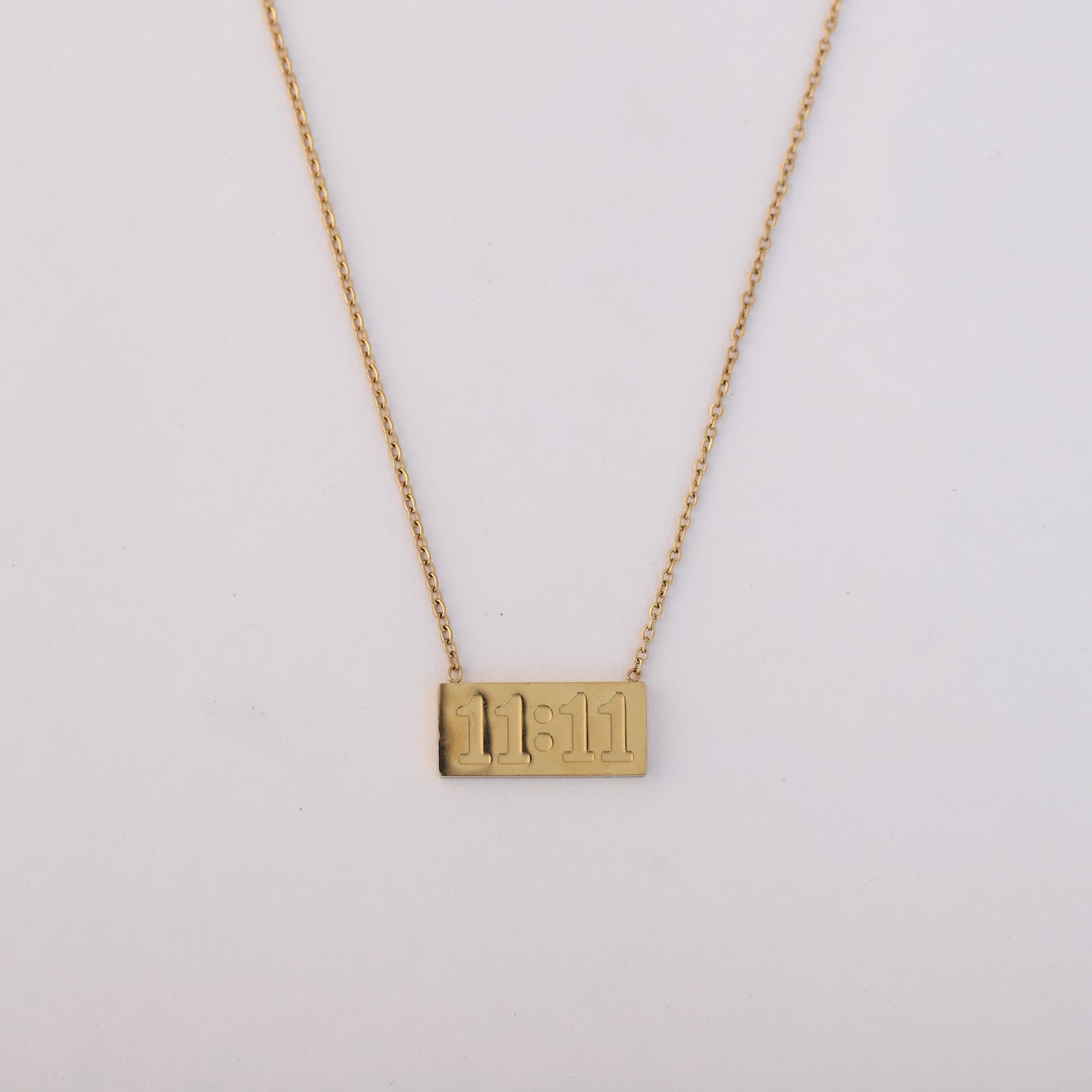 Angel Number 18K Gold PVD Necklace