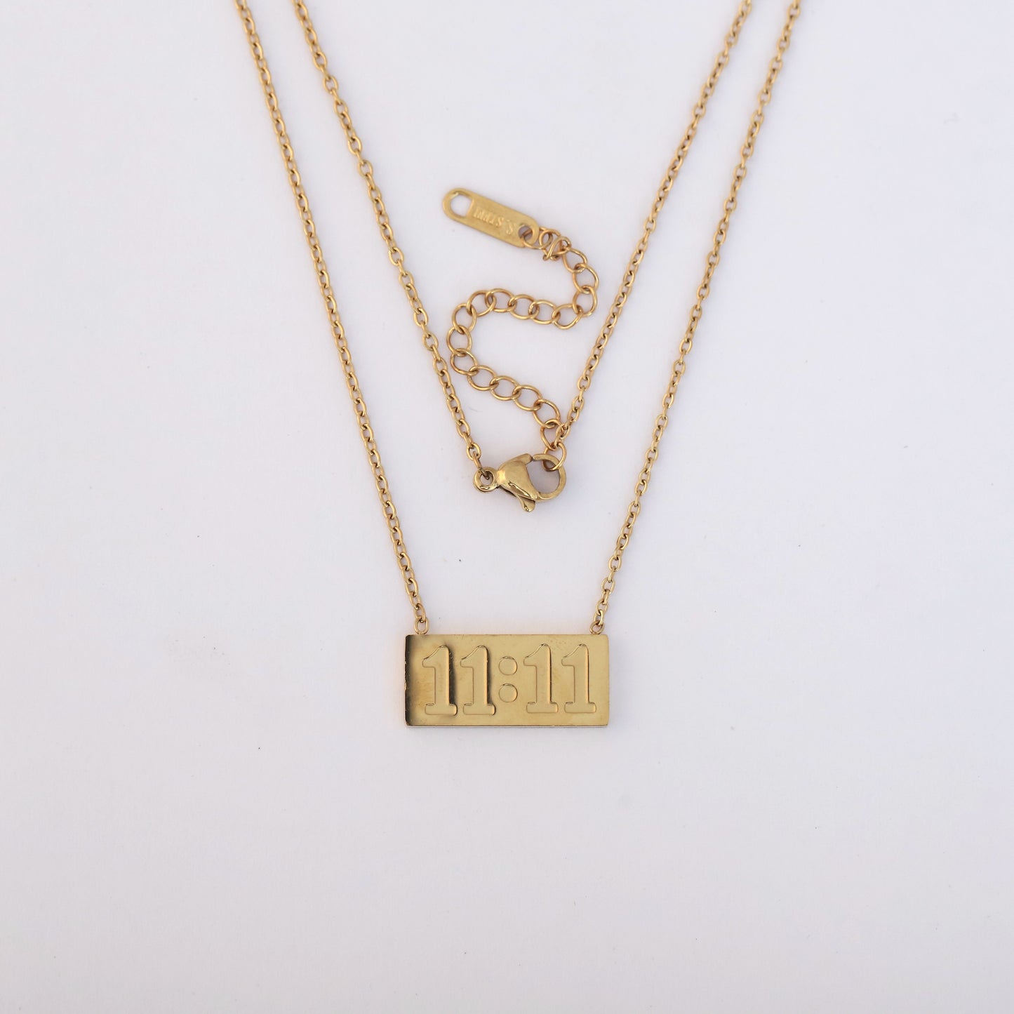 Angel Number 18K Gold PVD Necklace