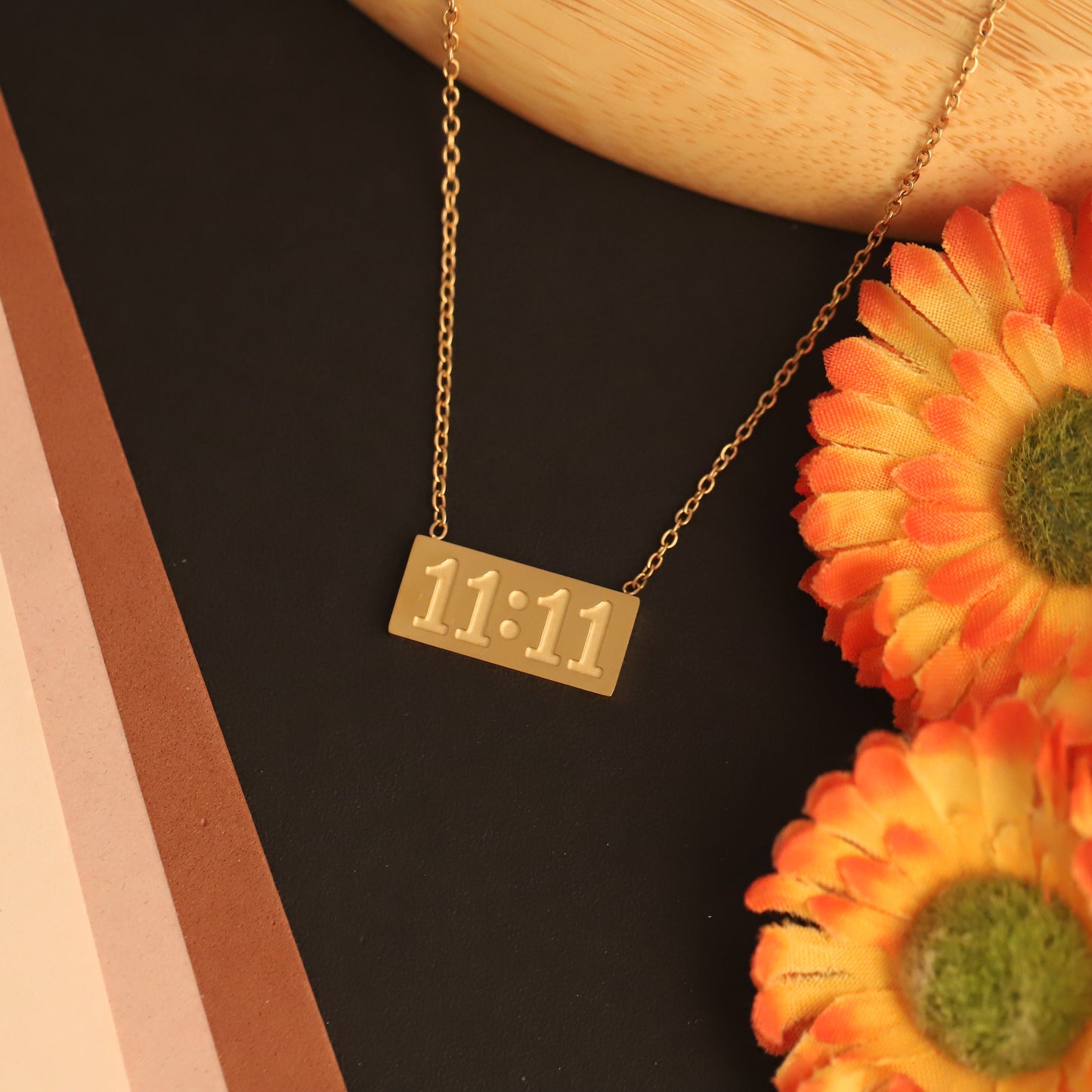 Angel Number 18K Gold PVD Necklace
