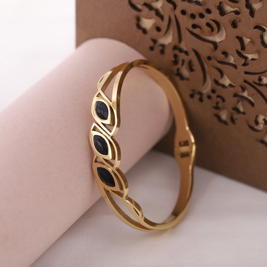 Drop Stone 18K Gold PVD Bracelet