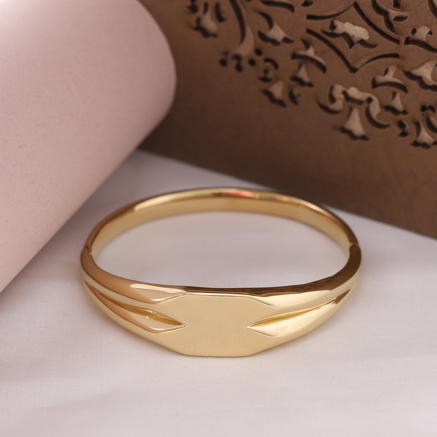 Regal Edge 18K Gold PVD Signature Cuff