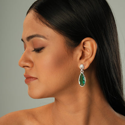 Dreamy Drops Earrings (Green)